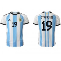 Moški Nogometni dresi Argentina Nicolas Otamendi #19 Domači SP 2022 Kratek Rokav